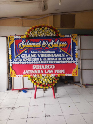 Papan Bunga Outdoor Wedding Sentul