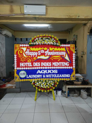 Papan Bunga Outdoor Wedding Sentul
